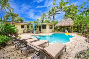 Chic Getaway w Heated Pool & Short Walk to Beach
